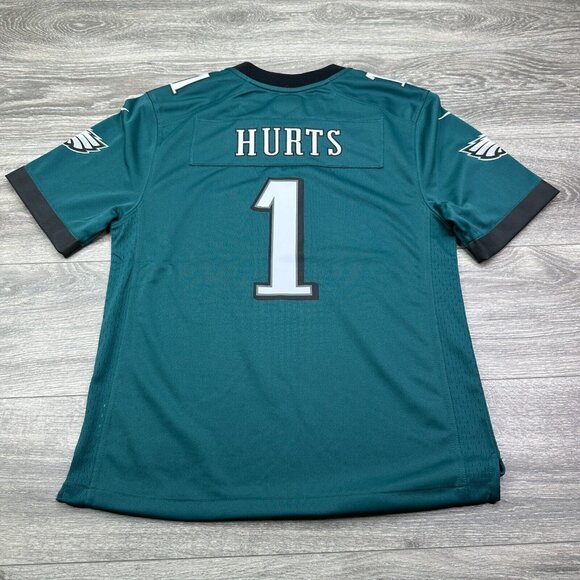 Nike Jalen Hurts Jersey Youth Boys Size L Midnight Green Philadelphia Eagles 90$ - Picture 11 of 16